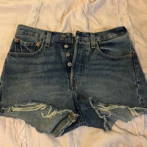 501 Levi Denim Shorts